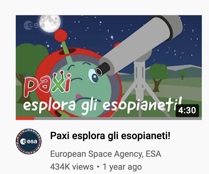 ESA KIDS per scoprire lo spazio e le galassie giocando